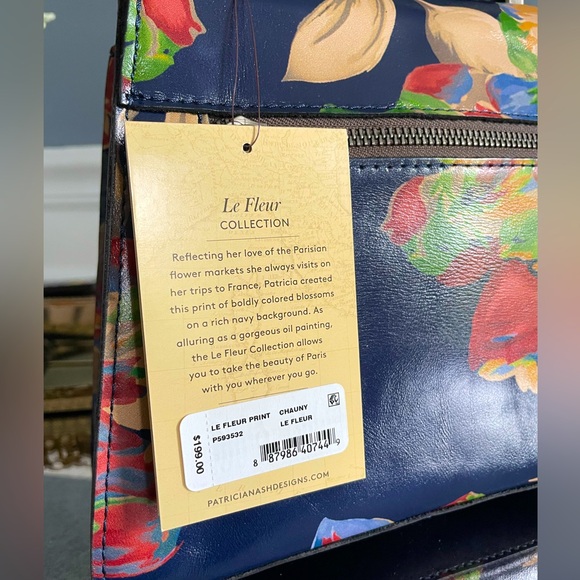 Patricia Nash Chauney Handbag in La Fleur - Picture 6 of 9